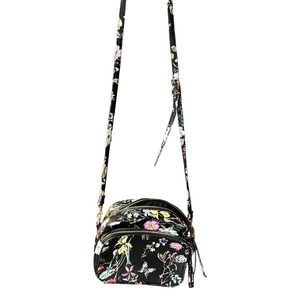 Maurice’s unique wildflower/black crossbody purse